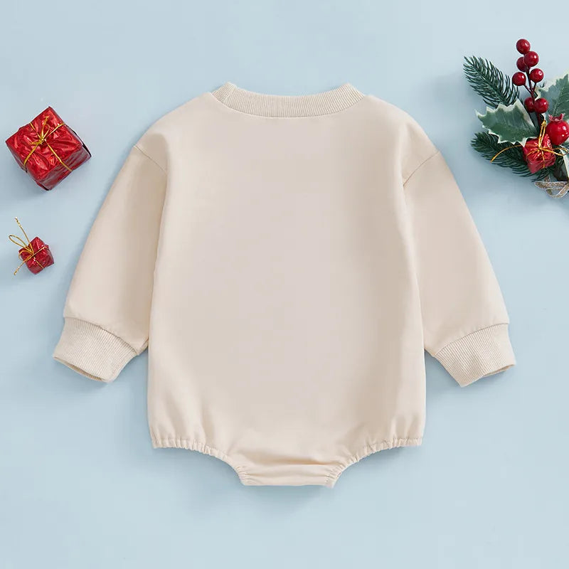 Christmas Sweatshirt Romper