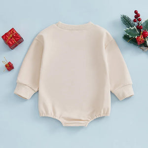 Christmas Sweatshirt Romper