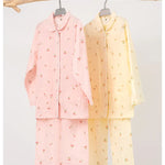 Spring & Summer Cotton Gauze Pajama Set