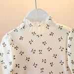 Girls’ Long Sleeve Cute Cherry Bear Dress