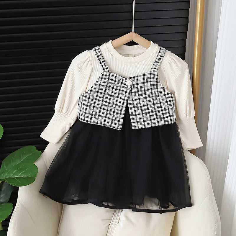 Girls Princess Vest Dress Suit – Elegant & Adorable Outfit