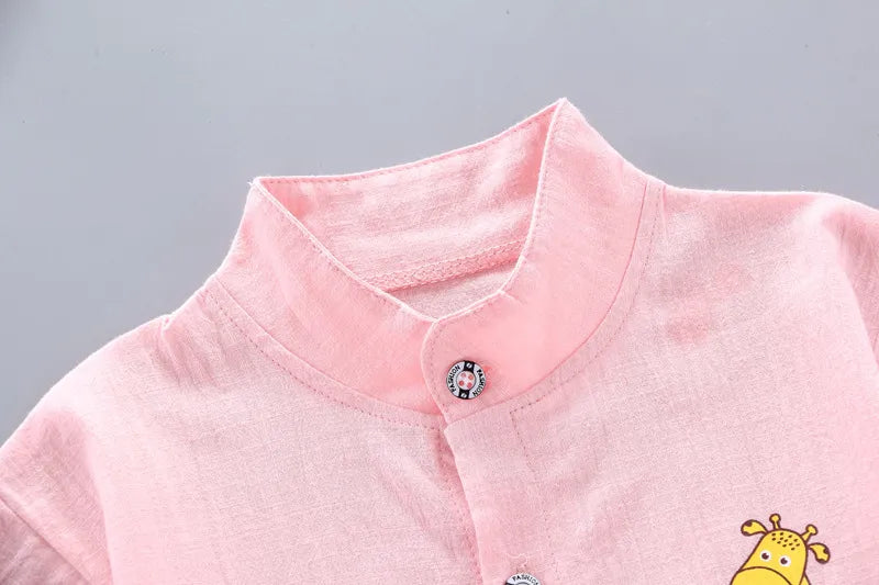 Baby Boy Short Sleeve Summer Shirt – Cute & Handsome Style
