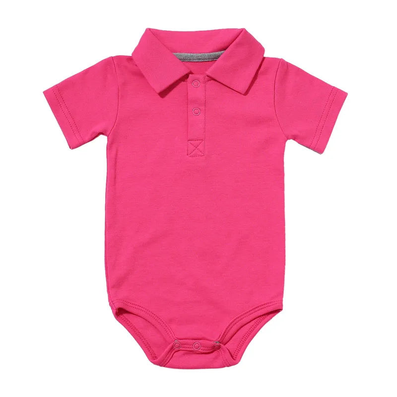 Lapel Baby Onesies – Classic, Comfortable & Stylish