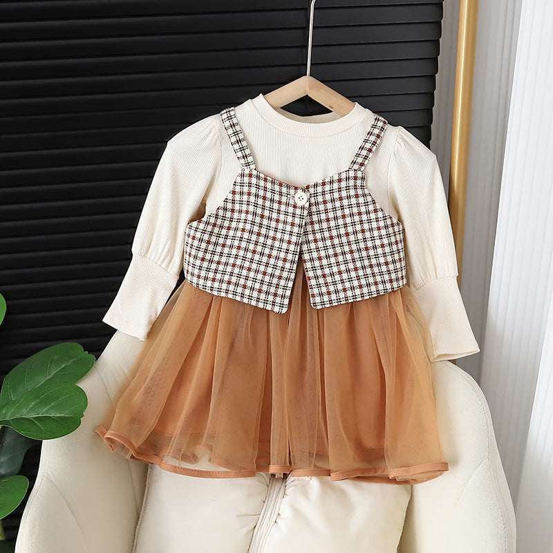 Girls Princess Vest Dress Suit – Elegant & Adorable Outfit