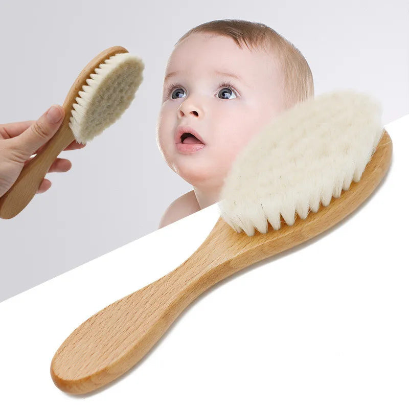 Solid Wood & Soft Wool Bristles
