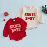 Christmas Sweatshirt Romper